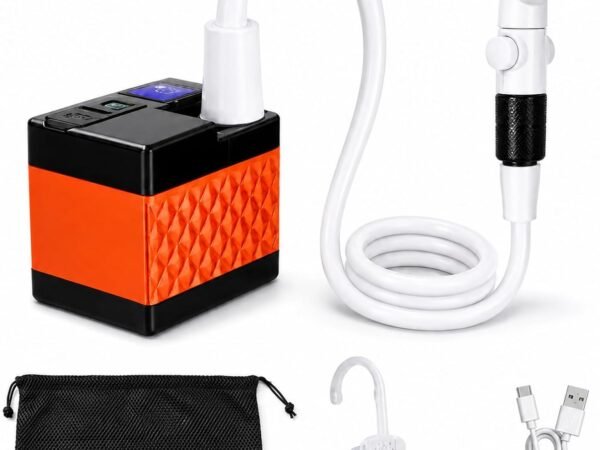 Rechargeable Camping Shower with Portable Water Pump