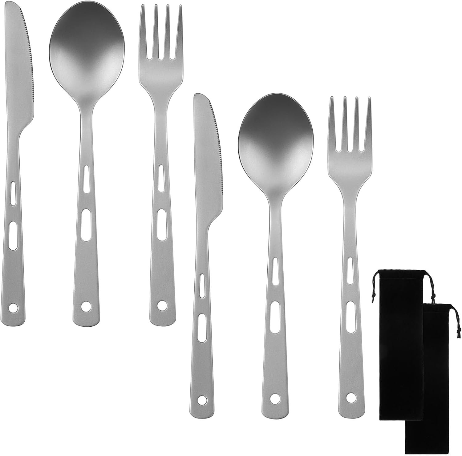 Lightweight Titanium Camping Utensil Set