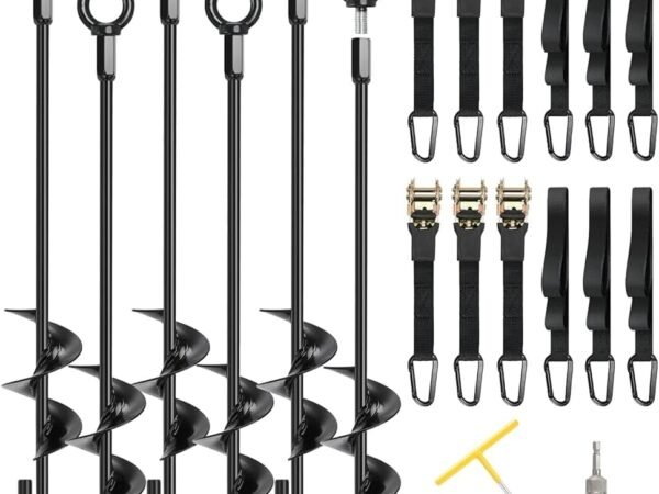Heavy Duty Ground Anchors for Outdoor Equipment