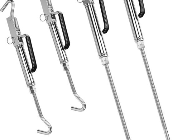 Heavy Duty Truck Camper Tie Downs Turnbuckles, Premium Turnbuckle Tie Down Set for Slide in Camper, Designed for Truck Camper Tie Downs