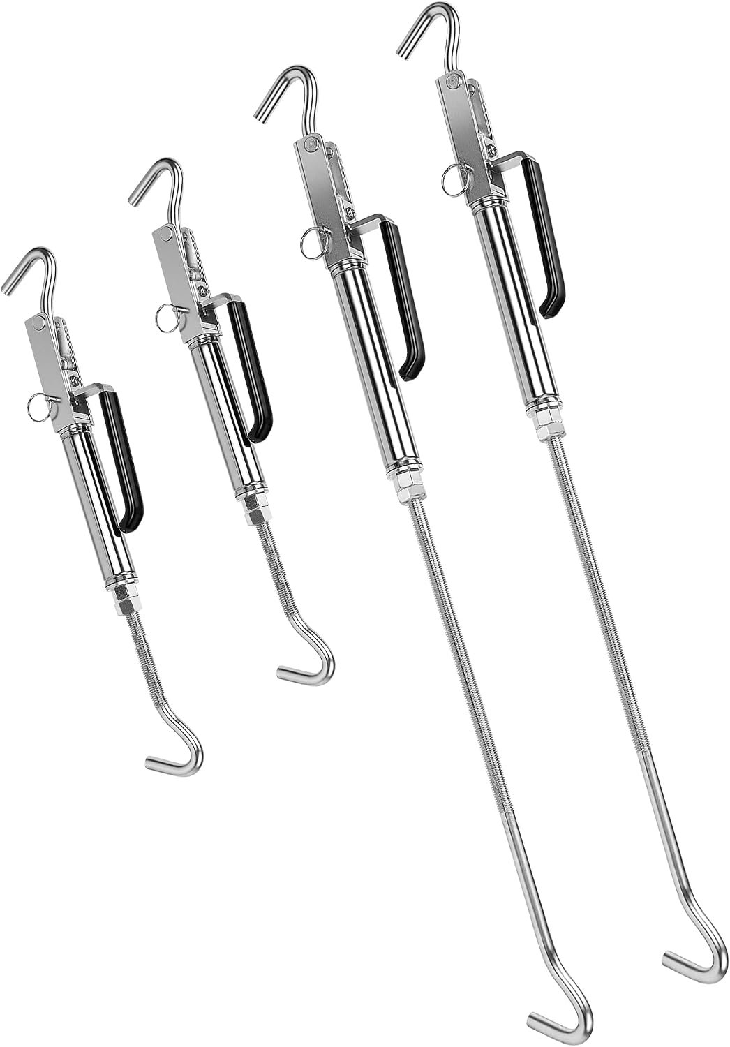 Heavy Duty Truck Camper Tie Downs Turnbuckles, Premium Turnbuckle Tie Down Set for Slide in Camper, Designed for Truck Camper Tie Downs