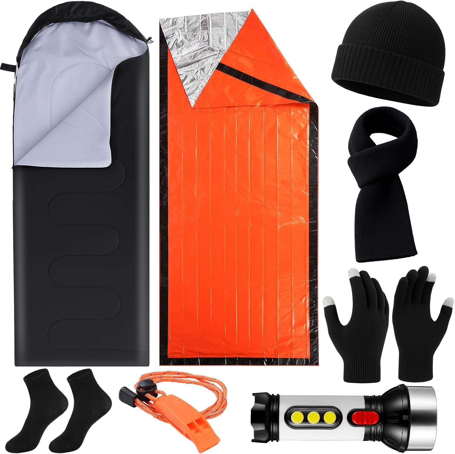 Portable Rechargeable Emergency Flashlight