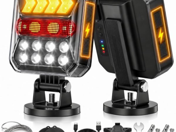 Magnetic Wireless Trailer Reflectors
