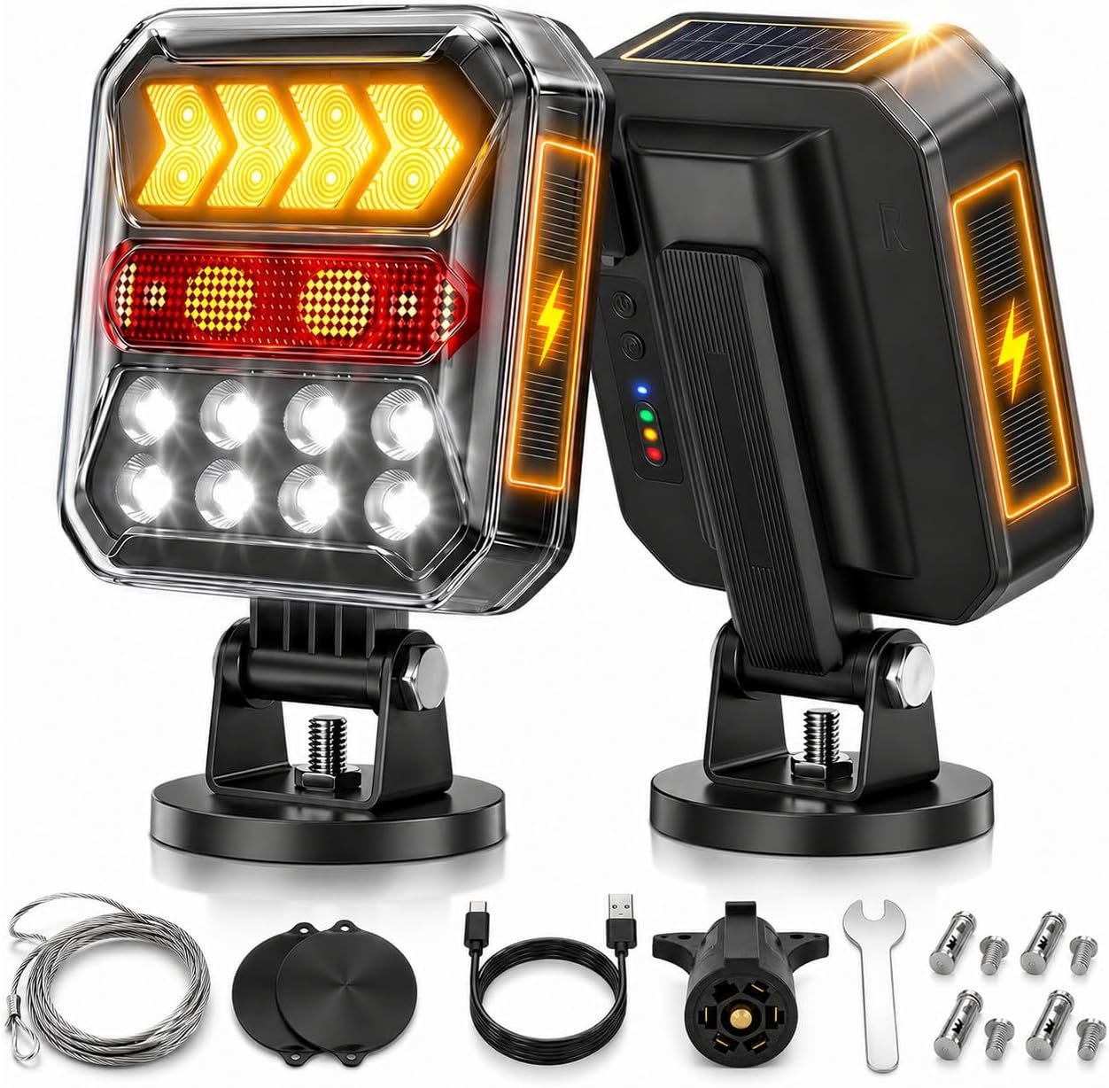 Magnetic Wireless Trailer Reflectors