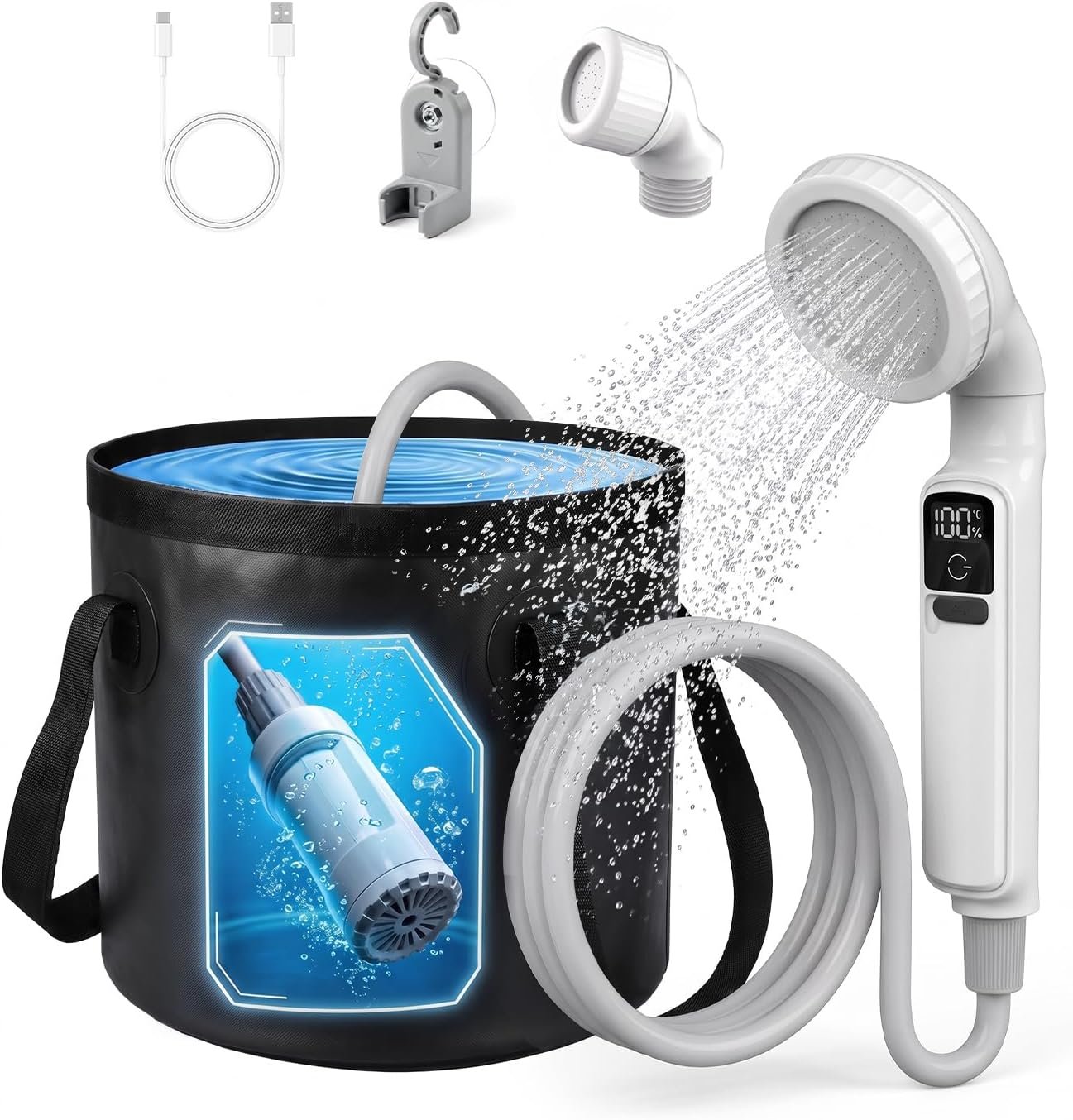 Foldable Portable Camping Shower System